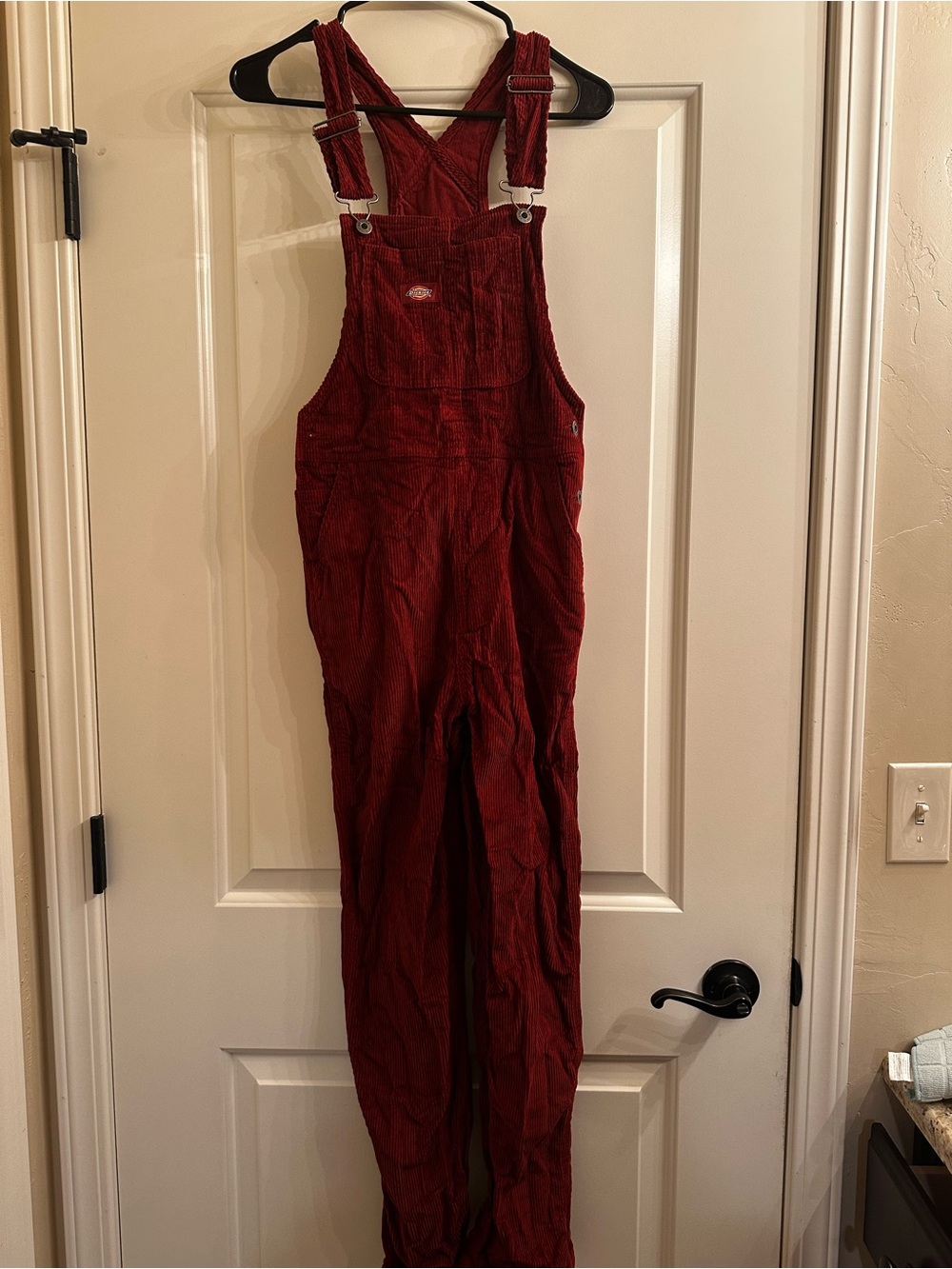 Dickies Burgundy Corduroy Overalls